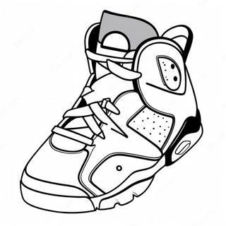 Jordan 6 Ääriviiva Värityskuvat
