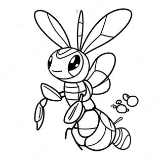 Beedrill Coloring Page | Beedrill coloring page