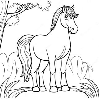 Draft Horse Coloring Page | Draft Horse coloring page