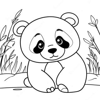 Po the Brave Panda Coloring Page | Kung Fu Panda coloring page