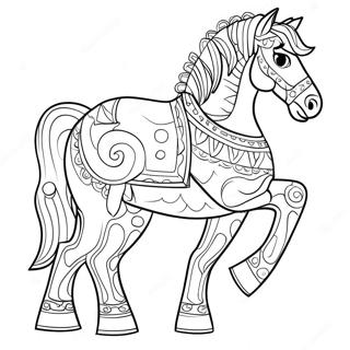 Trojan Horse Coloring Page | Trojan Horse coloring page