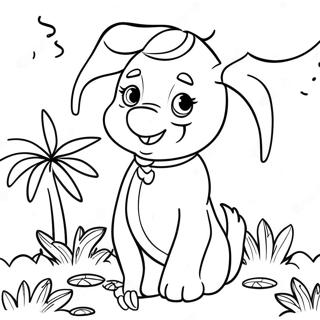 Ellie Coloring Page | Ellie coloring page