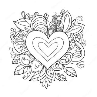 Grateful Heart Coloring Page | Grateful coloring page