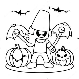 Roblox Halloween Kleurplaten