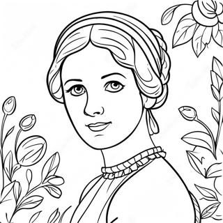 Jane Austen Coloring Page | Jane Austen coloring page