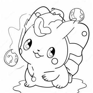 Cute Pokemon Characters Coloring Page | Pokemon Giant coloring page