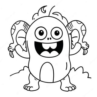 Monster Mash Coloring Page | Monster Mash coloring page