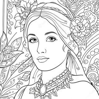 Isabella Coloring Page | Isabella coloring page