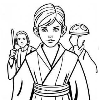 Young Jedi Adventures Coloring Page | Young Jedi Adventures coloring page
