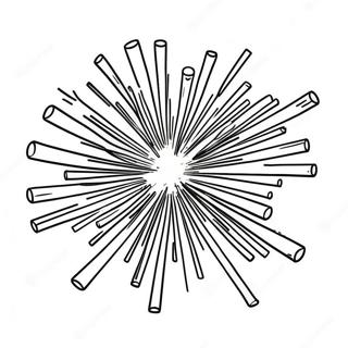 Sparkling Confetti Explosion Coloring Page | Confetti coloring page