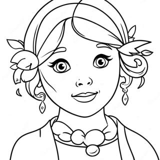 Enchanting Characters Coloring Page | Disenchantment coloring page