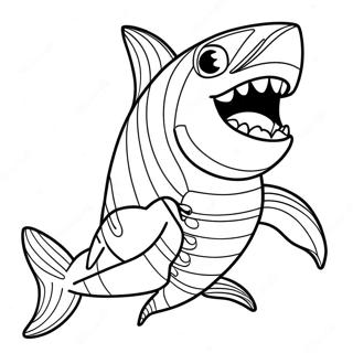 Sharkdog Coloring Page | Sharkdog coloring page