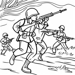 Guerra Do Vietnã Páginas para Colorir