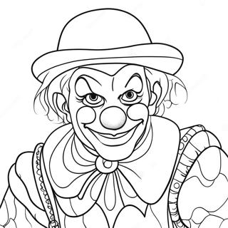 Art the Clown Coloring Page | Art the Clown coloring page