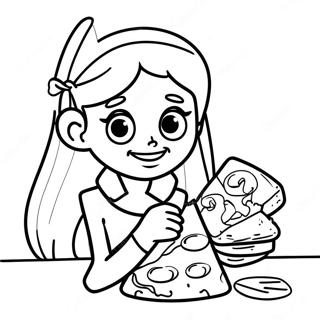 Abenteuerliche Brownie Pfadfinderin Ausmalbild | Brownie Pfadfinderin Ausmalbild
