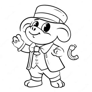 Ranboo in Colorful Outfit Coloring Page | Ranboo coloring page