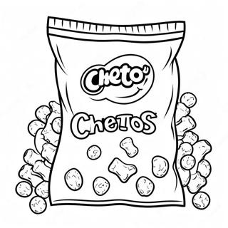 Clipart De Hot Cheetos Páginas para Colorir