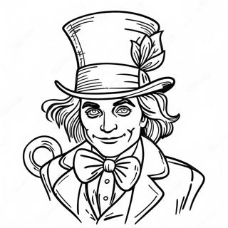 Mad Hatter Coloring Page | Mad Hatter coloring page