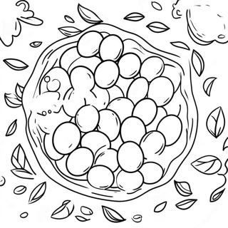 Beans Coloring Page | Beans coloring page