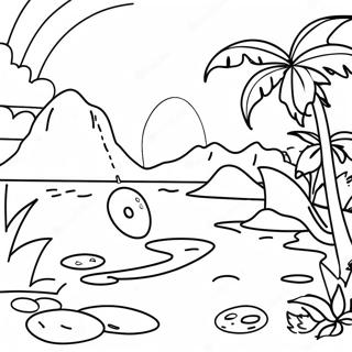 Paraíso Páginas para Colorir