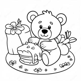 Teddy Bear Picnic Coloring Page | Teddy Bear Picnic coloring page