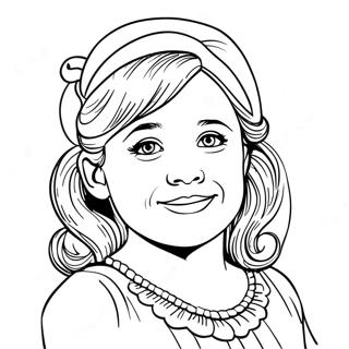 Ella Coloring Page | Ella coloring page