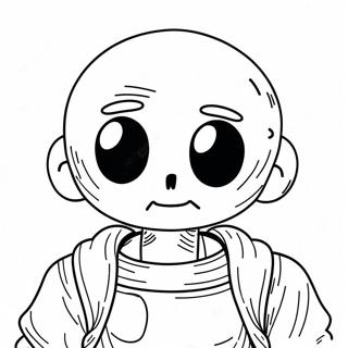 Error Sans Coloring Page | Error Sans coloring page
