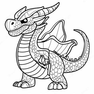 Ninjago Dragon Coloring Page | Ninjago Dragon coloring page