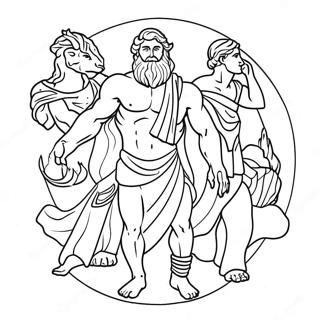 Advanced Mythology Coloring Pages