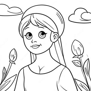Elinor Wonders Why Coloring Page | Elinor Wonders Why coloring page