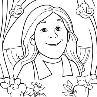 Joyful Bible Verse Coloring Page | Easy Bible Verse coloring page