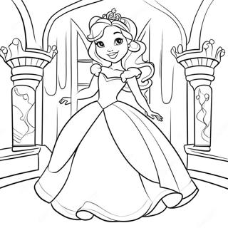 Gioco Della Principessa Pagine da Colorare