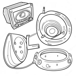 Sound Coloring Page | Sound coloring page