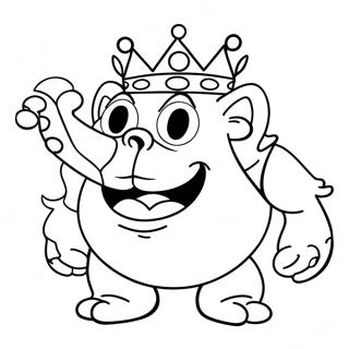 King Trollex Coloring Page | King Trollex coloring page