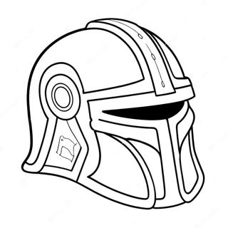 Page à colorier du casque du salut | Page de coloriage Casque du Salut