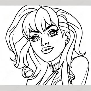Jem and the Holograms Coloring Page | Jem coloring page