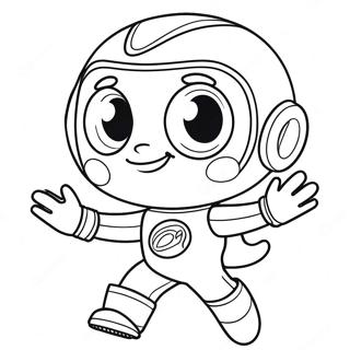 Ricky Zoom Coloring Page | Ricky Zoom coloring page