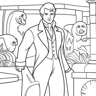 Fantastic Beasts Coloring Page | Fantastic Beasts coloring page