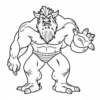 Monster Zero Coloring Page | Monster Zero coloring page