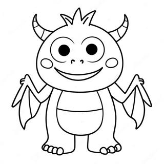 Monstro Zero Páginas para Colorir