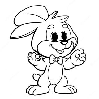 Shadow Bonnie Coloring Page | Shadow Bonnie coloring page