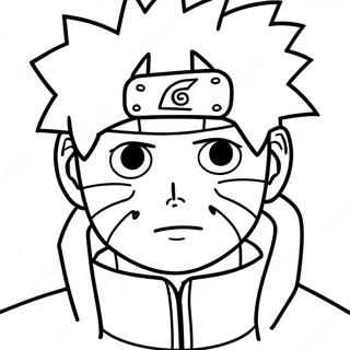 Naruto Among Us Character Coloring Page | Naruto Among Us coloring page