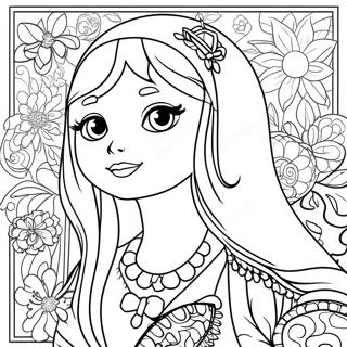 Aria Coloring Page | Aria coloring page