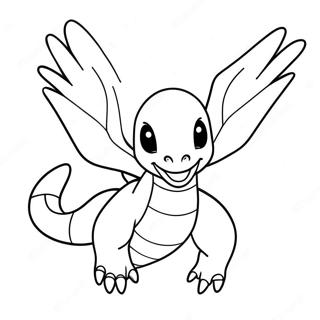 Lugia Flying High Coloring Page | Lugia coloring page