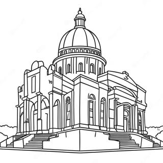 Famous Texas Landmarks Coloring Page | Texas History coloring page