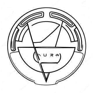 Acura Logo Coloring Page | Acura coloring page