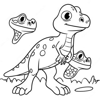 Carnivore Dinosaur Coloring Page | Carnivore Dinosaur coloring page