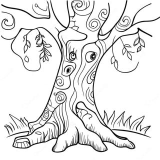 Tronc D'arbre Coloriages