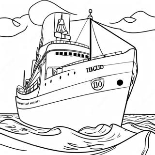 Edmund Fitzgerald Ship Coloring Page | Edmund Fitzgerald coloring page