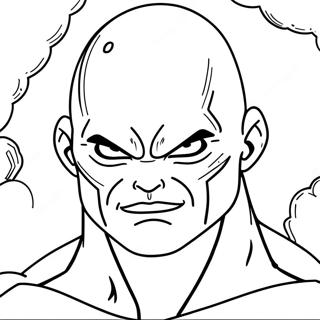 Jiren Coloring Page | Jiren coloring page